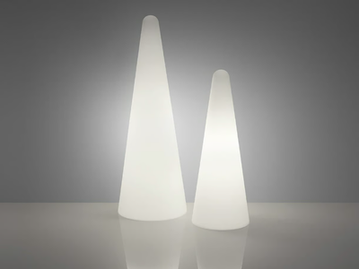 CONO - Polyethylene floor lamp _ SLIDE