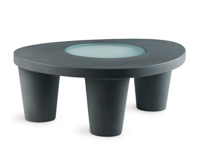LOW LITA - Polyethylene garden side table _ SLIDE