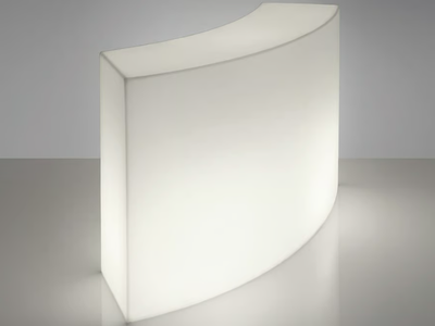 SNACK BAR - Illuminated outdoor polyethylene bar counter _ SLIDE
