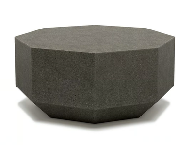 GEMMA - Octagonal cement garden side table _ SNOC