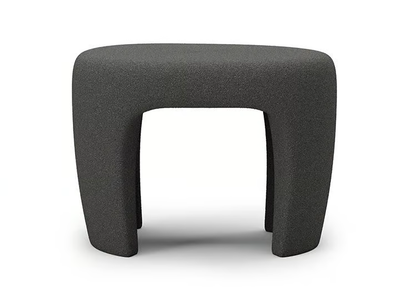 NIXIE - Oval sandstone garden side table _ SNOC