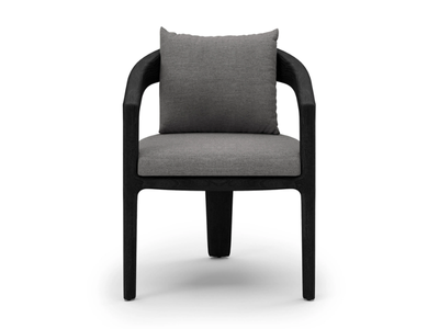 WHALE - Fabric garden chair with armrests _ SNOC