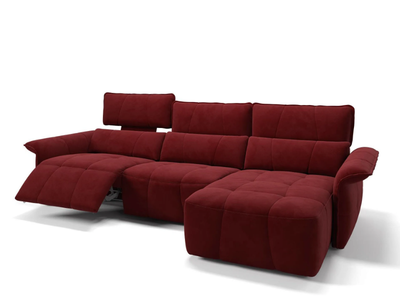 ADRIA - Fabric sofa with chaise longue _ Sofanella