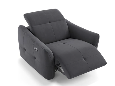 CASADO - Recliner fabric armchair with armrests _ Sofanella