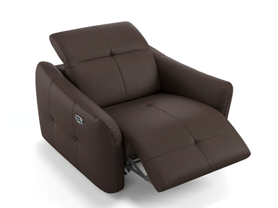 CASADO - Recliner leather armchair with armrests _ Sofanella