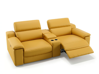 MACELLO KINO - 2 seater leather sofa _ Sofanella