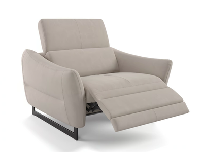 MODENA - Sled base fabric armchair with armrests _ Sofanella