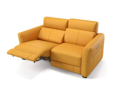 NOVARA - 2 seater leather sofa _ Sofanella