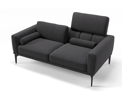 SALERNO - 2 seater fabric sofa _ Sofanella