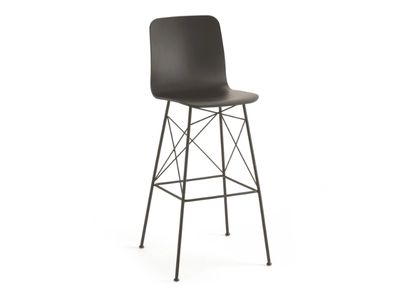 BEBO SG TRC 75/65 - High multi-layer wood stool _ SOFTLINE 1979