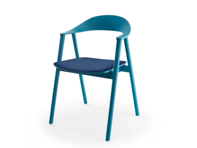 KARM UP - Multi-layer wood chair with fire retardant padding _ SOFTLINE 1979