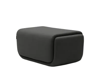 BASKET - Rectangular fabric pouf _ SOFTLINE
