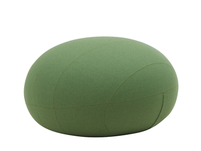 CUT - Upholstered round fabric pouf _ SOFTLINE