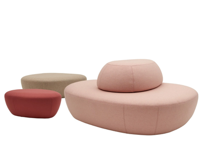 SISTERS - Fabric pouf bed _ SOFTLINE