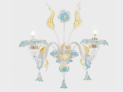 DELFI DEI DOGI - Murano glass wall lamp _ Sogni Di Cristallo