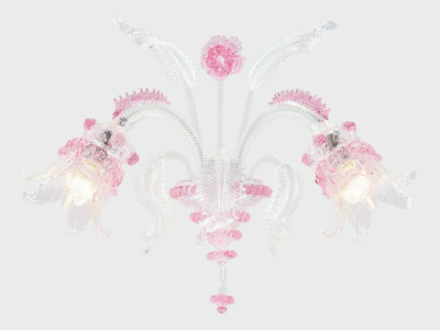 SECOLO - Handmade Murano glass wall lamp _ Sogni Di Cristallo