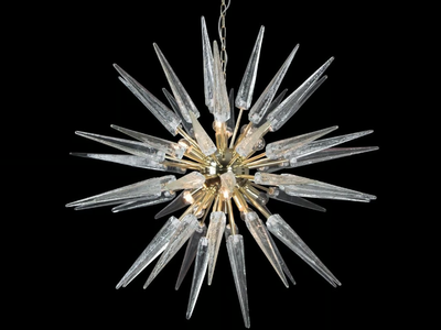 STARBURST - Murano glass chandelier _ Sogni Di Cristallo