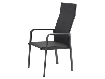 BREEZE - Stackable fabric garden chair high-back _ Solpuri