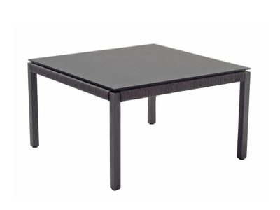 CLUB - Square glass coffee table _ Solpuri