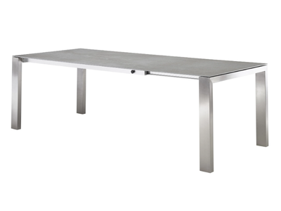 MONO - Extending rectangular garden table _ Solpuri