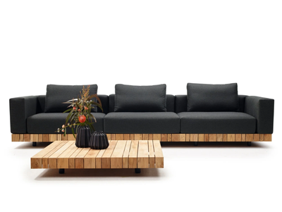 PLATEAU - Teak garden sofa _ Solpuri