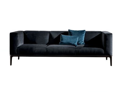 SLIM - 3 seater sectional fabric sofa _ Sovet italia