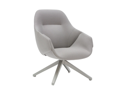 ANITA - Swivel fabric armchair high-back _ SP01