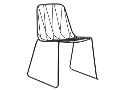 CHEE - Powder coated steel garden chair _ SP01