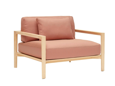 LING - Fabric armchair with armrests _ SP01