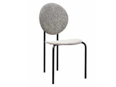 MICHELLE - Medallion upholstered fabric chair _ SP01