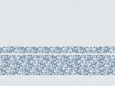 TILES WPN 136 - Geometric encaustic effect wallpaper _ Spaghetti Wall
