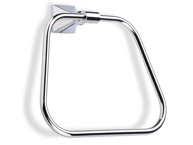 PRISMA - Chromed brass towel ring _ Stilhaus