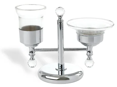 SMART LIGHT - Glass soap dish / toothbrush holder _ Stilhaus