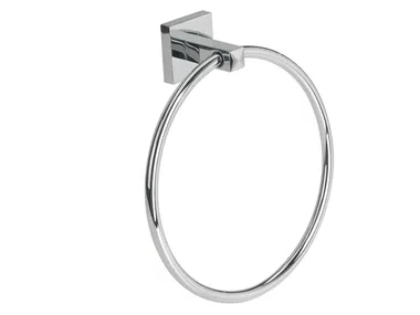 URANIA - Chromed brass towel ring _ Stilhaus