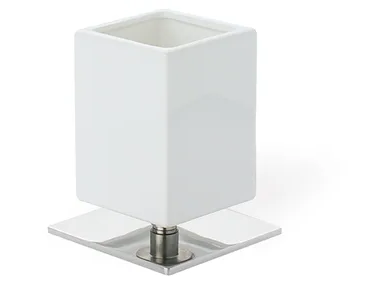 URANIA - Countertop ceramic toothbrush holder _ Stilhaus