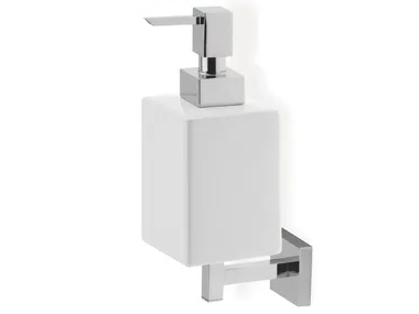 URANIA - Wall-mounted ceramic Bathroom soap dispenser _ Stilhaus