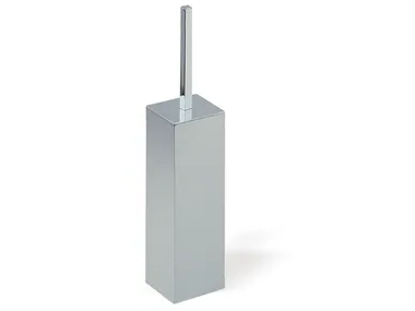 URANIA - Wall-mounted chromed brass toilet brush _ Stilhaus