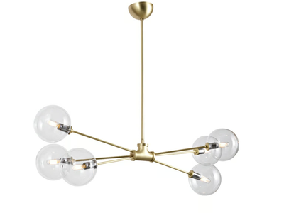 LIGHTING LAB 21032 - LED blown glass and metal chandelier _ Stillux