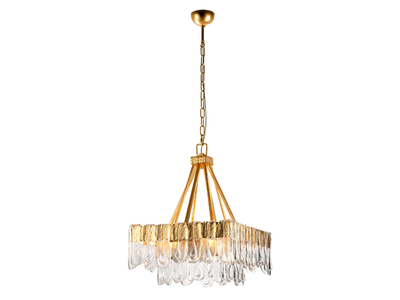 NEW DIRECTIONS 20623 - Metal and blown glass chandelier _ Stillux