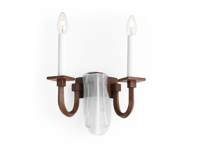 NEW DIRECTIONS 20826 - Metal and sandblasted glass wall light _ Stillux