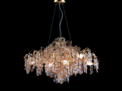 OPERA PRIMA 16000 - LED glass chandelier _ Stillux