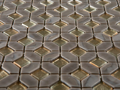 CASSETTONE - Indoor/outdoor glass mosaic _ STON
