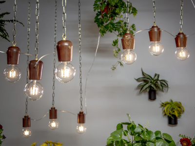 CASTLE WOOD - Wood and glass pendant lamp _ Studio Beam