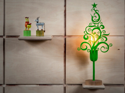 EDISON’S TREE - Handmade metal table lamp _ Studio Beam