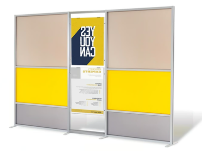 INUNO - Freestanding acrylic glass office screen _ STUDIO T