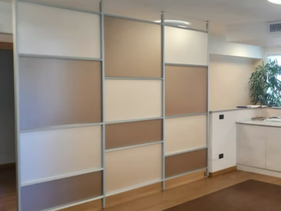 INUNO - Modular aluminium office screen _ STUDIO T