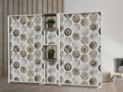 TETRIX FANTASY - Freestanding aluminium office screen _ STUDIO T