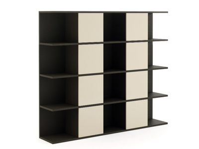 MANHATTAN - Open wood veneer bookcase _ Stylish Club