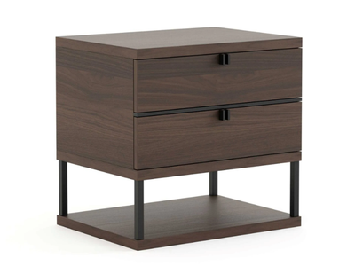 MANHATTAN - Wood veneer bedside table _ Stylish Club