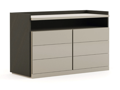 MILOS - Wood veneer chest of drawers _ Stylish Club